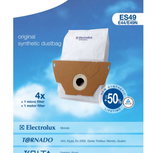 Electrolux ES49 4kpl pölypusseja ja suodattimet