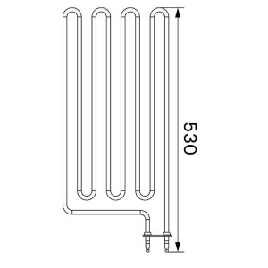 Harvia Heating element The Wall SW80 Y10-0014 2600W/230V