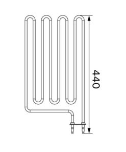 Harvia The Wall SW60 Vastus Y10-0015 2000W/230V