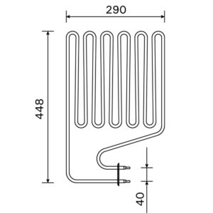 Harvia heating element ZSP-250