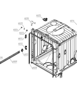 Tiskikoneen asennusruuvin tulppa räjäytyskuvassa kohdassa 6023