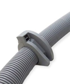 Detail of drain hose clip