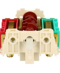 Uunikytkin 906828 päätykuva akselista ja rungosta