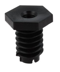 Asko Gorenje Upo Lieden Säätöjalka (516950) edestä kuvattuna, musta lieden säätöjalka