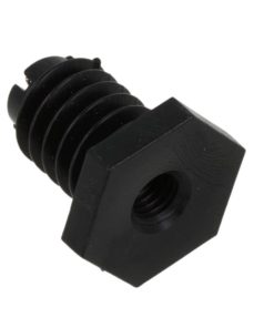 Asko Gorenje Upo Lieden Säätöjalka (516950) alaviistosta, musta lattialieden säätöjalka