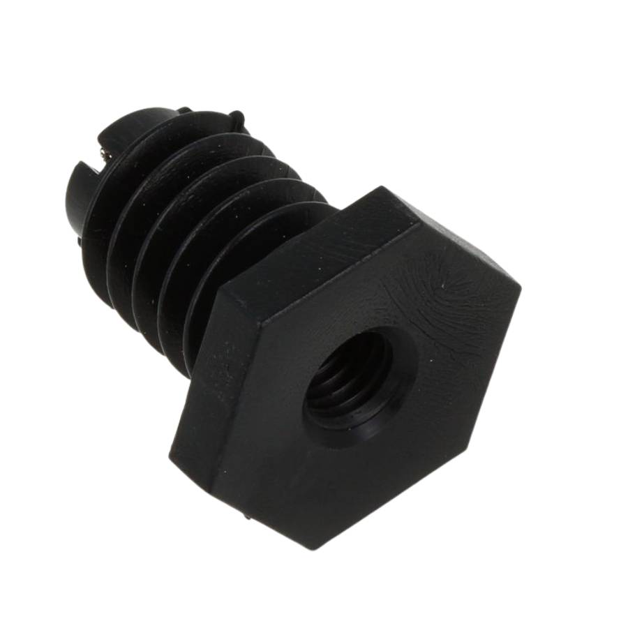 Asko Gorenje Upo Lieden Säätöjalka (516950) alaviistosta, musta lattialieden säätöjalka