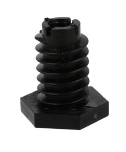 Asko Gorenje Upo Lieden Säätöjalka (516950) pystyasennossa, musta lieden jalka