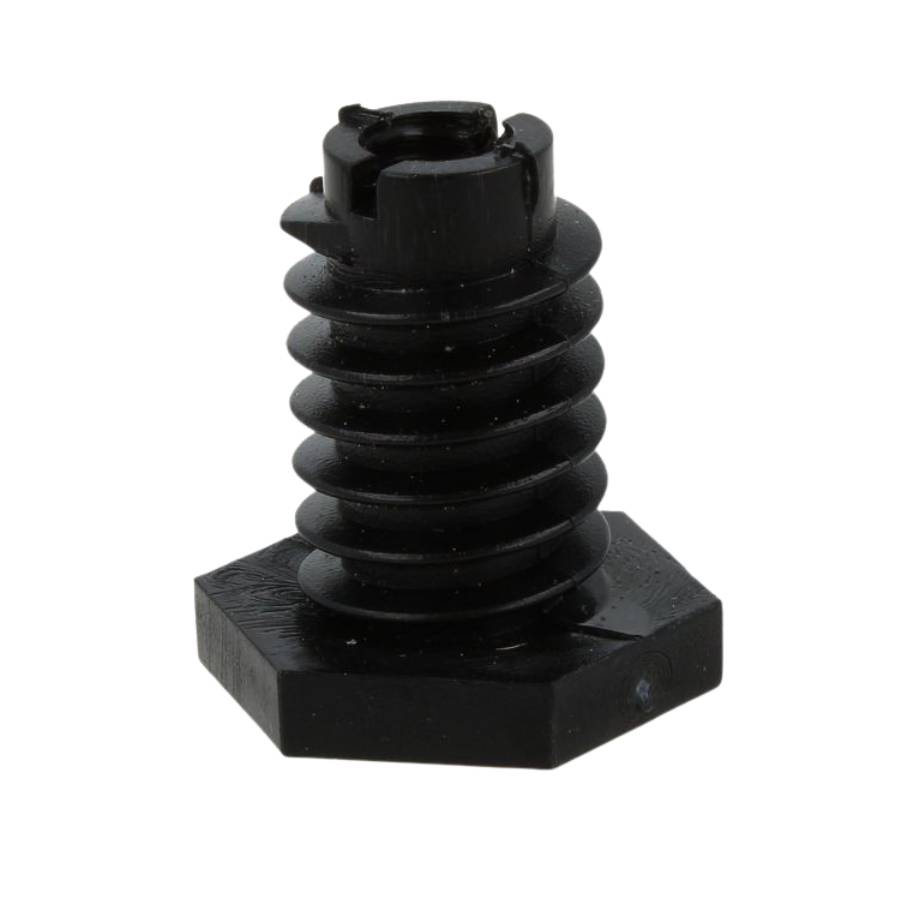 Asko Gorenje Upo Lieden Säätöjalka (516950) pystyasennossa, musta lieden jalka