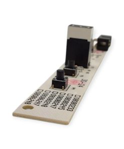 Cooker hood control board with buttons and LED display