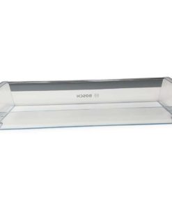Bosch door shelf without front trim, angled view