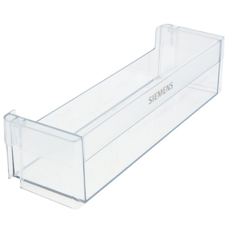 Bosch Siemens Jääkaapin Ovihylly 11000440, läpinäkyvä jääkaapin ovilokero viistosta kuvattuna