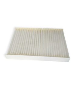 LA101-suodatin ylhäältä päin, poimutettu rakenne esillä