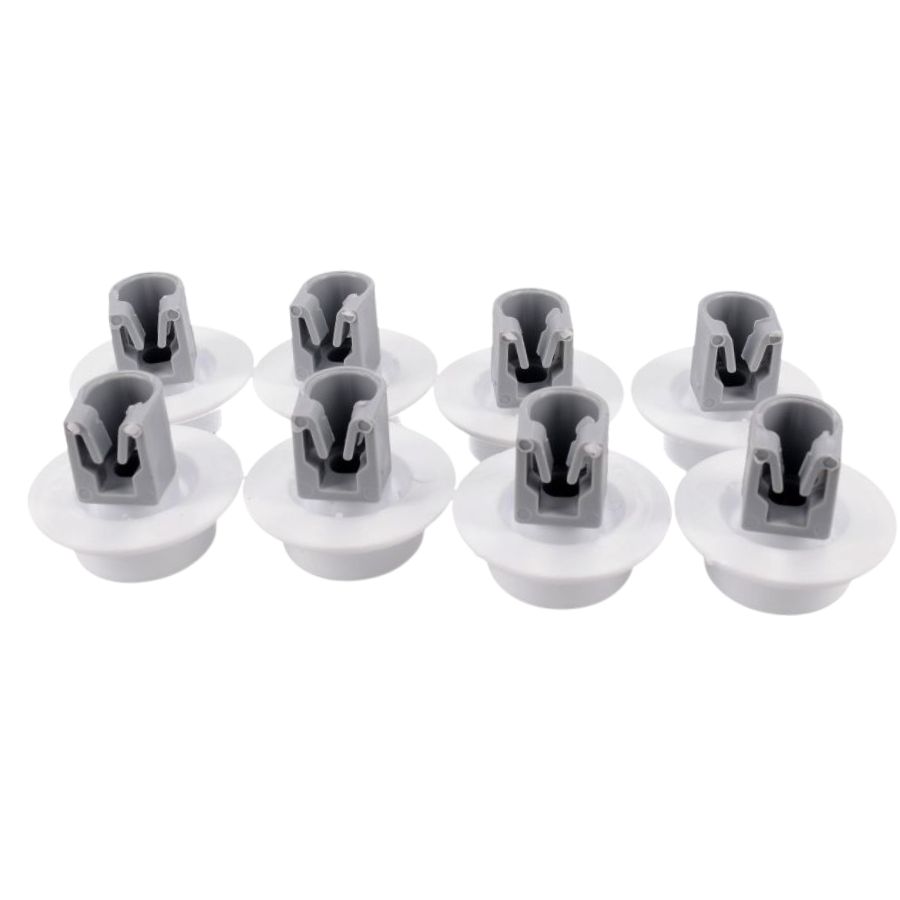 Electrolux alakorin pyörät 8 kpl korinpyöräsarja, valko-harmaat alakorin rullat