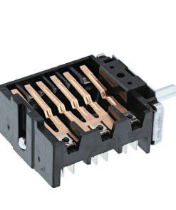 Electrolux/EGO Keittolevyn Kytkin 7 asennolle, liesilevyn valintakytkin pohjasta, kupariset koskettimet näkyvissä