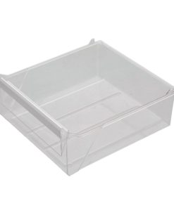 Electrolux LNT3FF- Ylin Pakastelaatikko 8079145101 – pakastimen ylälaatikko sivusta, kirkas muovi