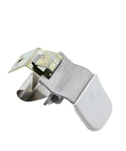 Turvalukko uunin luukkuun, Electrolux Rosenlew lapsilukko sivulta.