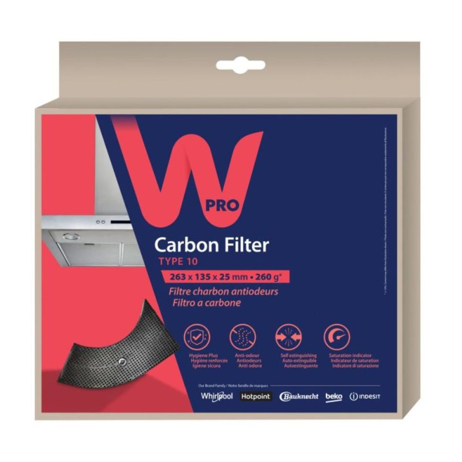 Elica Whirlpool Aktiivihiilisuodatin Mod 10 – liesituulettimen hiilisuodatin pakkauksessa