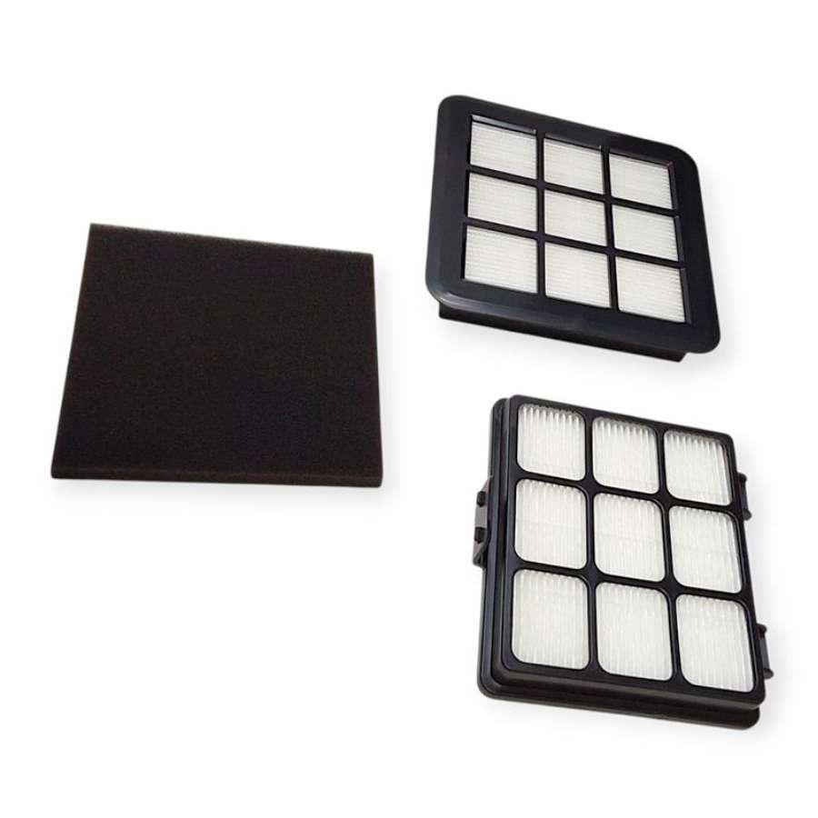 Gorenje Hisense HEPA‑suodatinsetti sisältää kaksi HEPA‑suodatinta ja vaahtosuodattimen