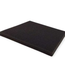 Vaahtosuodatin musta neliön muotoinen