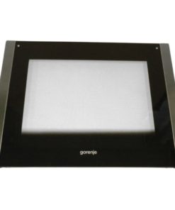 Gorenje uuniluukun ulkolasi mustilla sivukiinnikkeillä