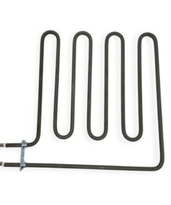 Harvia Vega vastus ZSB-226 ylhäältä katsottuna, kiukaan U-muotoinen 2000 W elementti