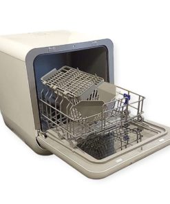 Helkama HAP420C pöytätiskikone avoinna ja ulosvedettävä kori