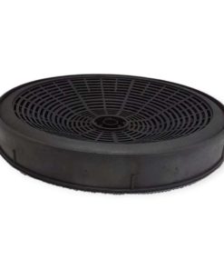 black activated carbon filter for cooker hood, front view