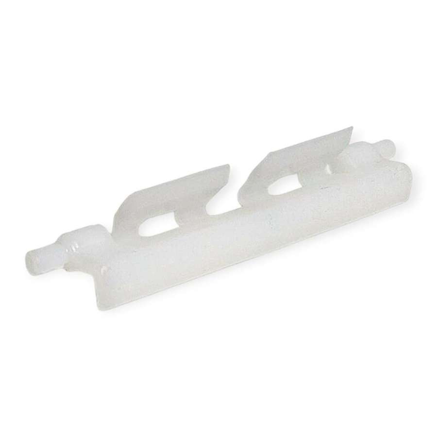 Midea freezer latch photographed at an angle