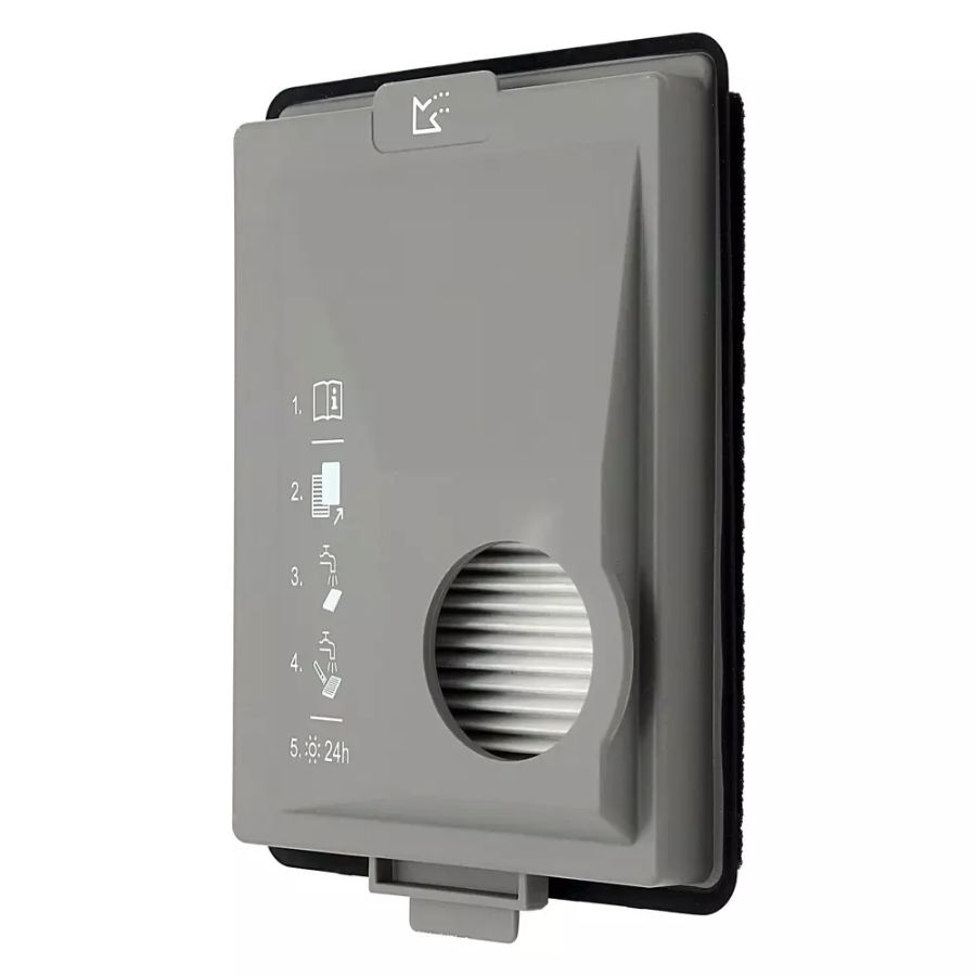 Lähikuva CX-FSF pölysuodattimesta Miele Boost CX1 -sarjaan