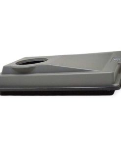 side profile of dust filter housing with mounting tab