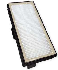 white filter material on the back of HEPA unit