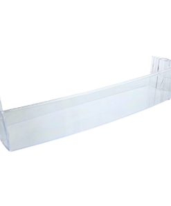 Alimmainen jääkaappihylly ylhäältä ja sivusta kuvattuna