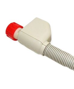 Hose end with spring clamp and wiring connector