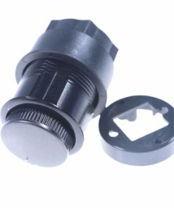 Upo OCM44SG mikroaaltouunin säätönuppi ja asennusosa lähikuvassa